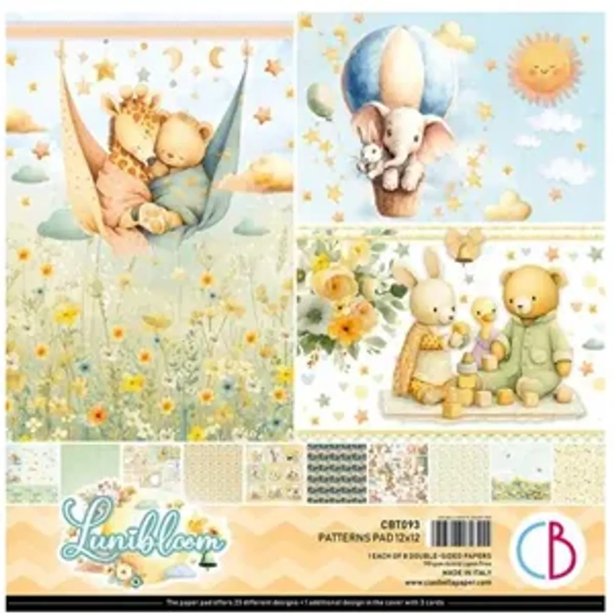 Lunibloom Pattern Pad 12x12