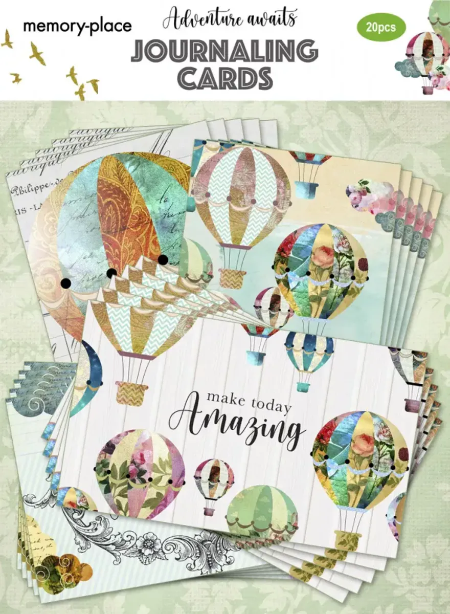 Adventure Awaits Journaling Cards 20stk 
