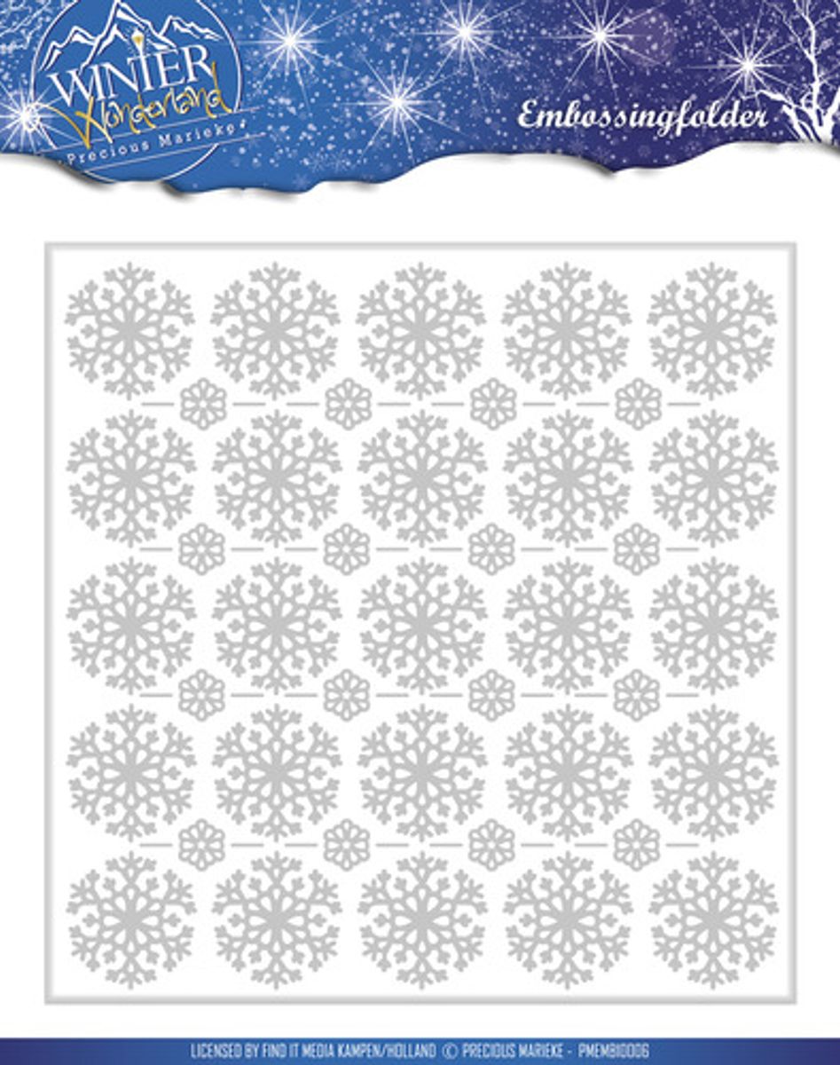 Winter Wonderland Precious Marieke embossingfolder