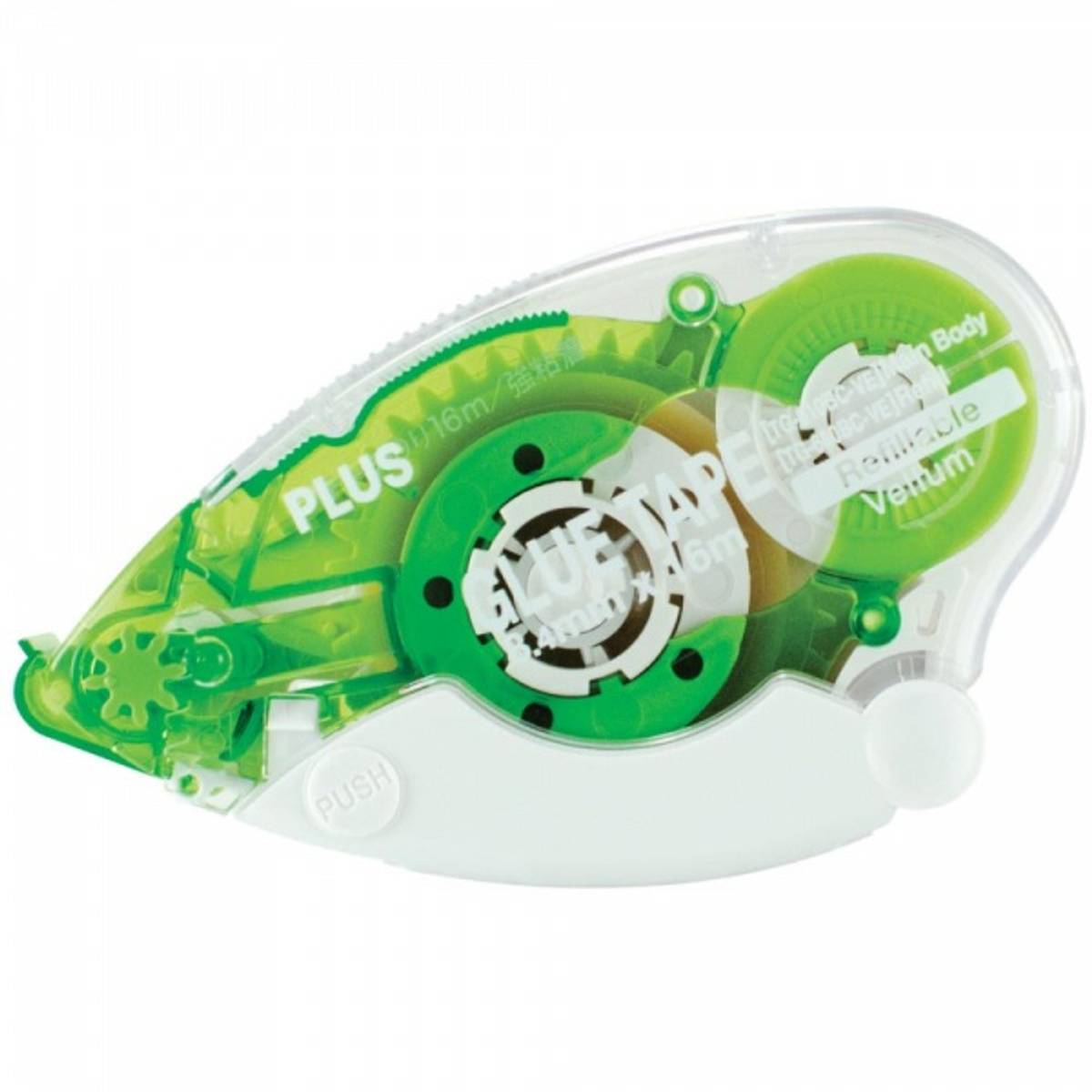 Plus Permanent Vellum Glue Tape Dispenser Scrappiness AS