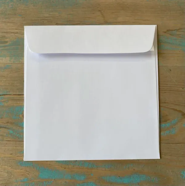 Hovedbilde Konvolutt hvit 19x19 cm