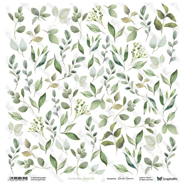 Hovedbilde Leaves Cut-out sheet 15