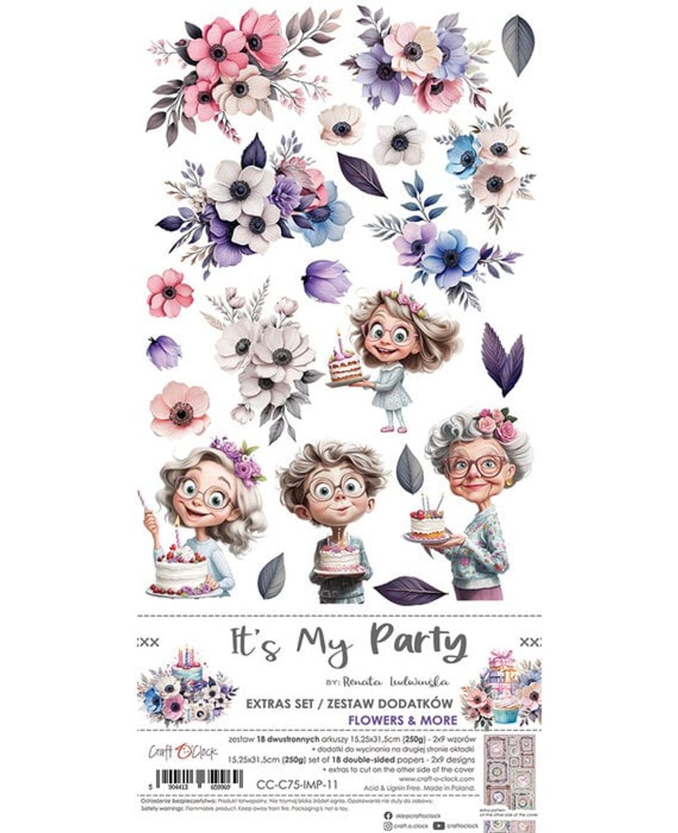 It's My Party Klippeblokk 6X12 blokk