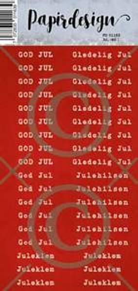 Hovedbilde Jul, Rød 1 Klistremerker