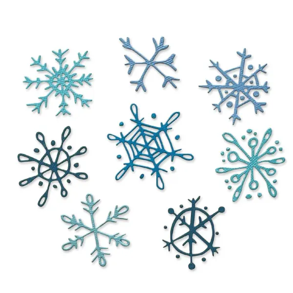 Hovedbilde Scribbly Snowflakes Dies