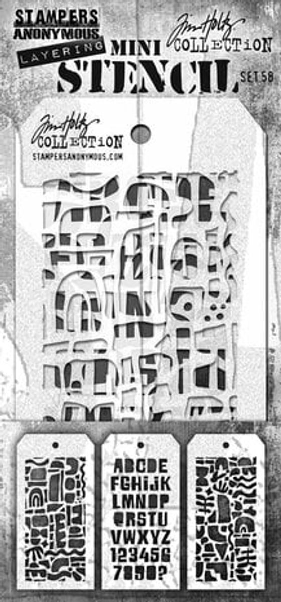 Mini Stencil Set 58